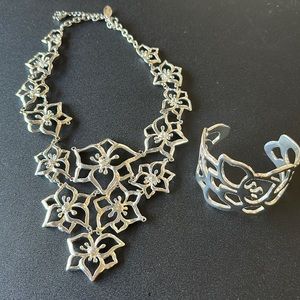 White House Black Market necklace and bracelet set